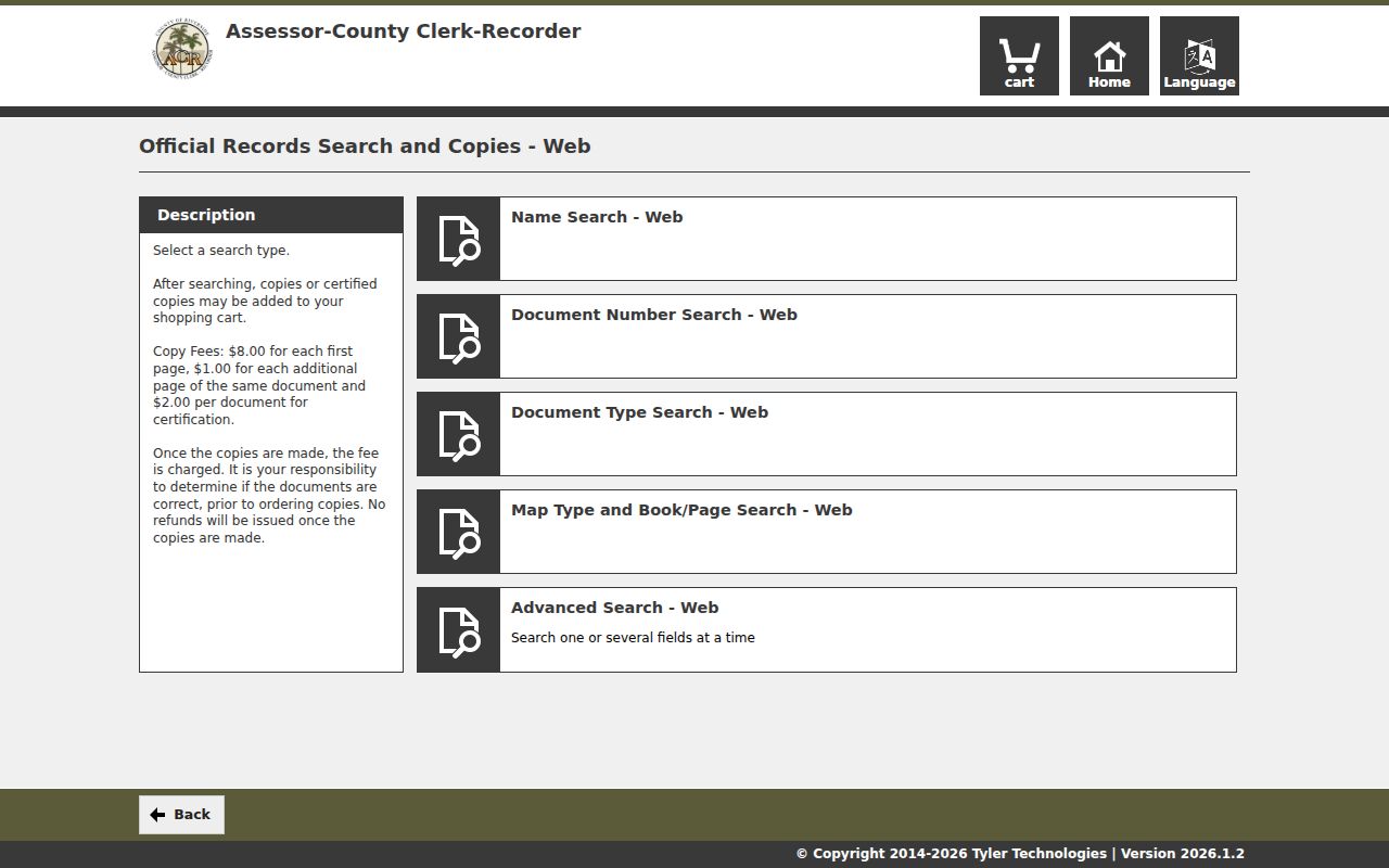 Indio people search through Riverside official records options